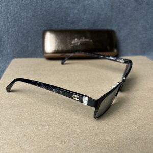 Oleg Cassini Eyeglasses Frames OC0357-001 Purple Sparkle 53-18-135.    G44